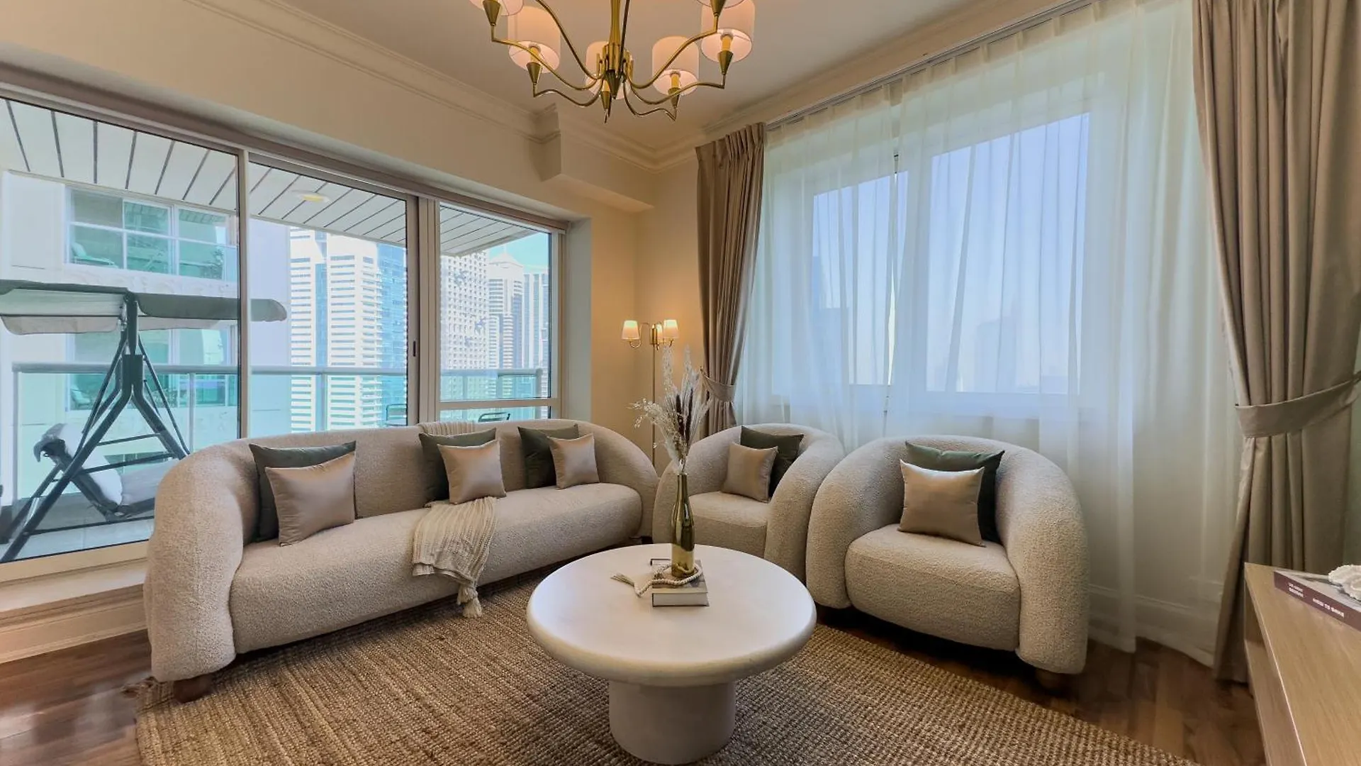 Apartment Naseem - Elegant 2Br Retreat With Balcony In Dubai Marina